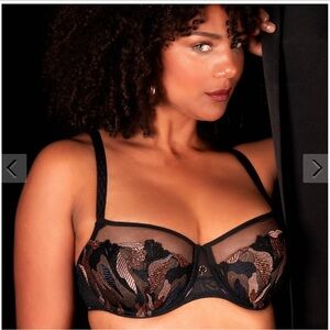 NWT CHANTELLE Montaigne Demi-cup bra 36C